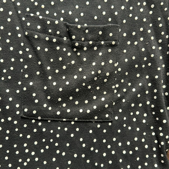 Simple Addition Pajama Set Black and White Polka Dot 20W - Picture 3 of 9